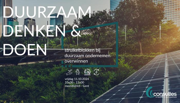 Duurzaam Denken & Doen Duurzaam Denken & Doen